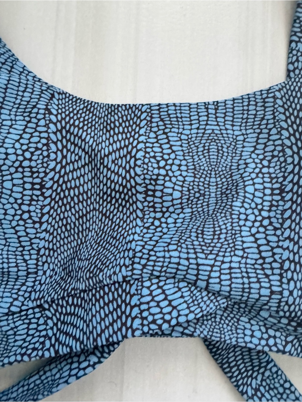 L Space Beau Sports Bra Adjustable Tie Padded Cups size Large Animal Print - Picture 5 of 7